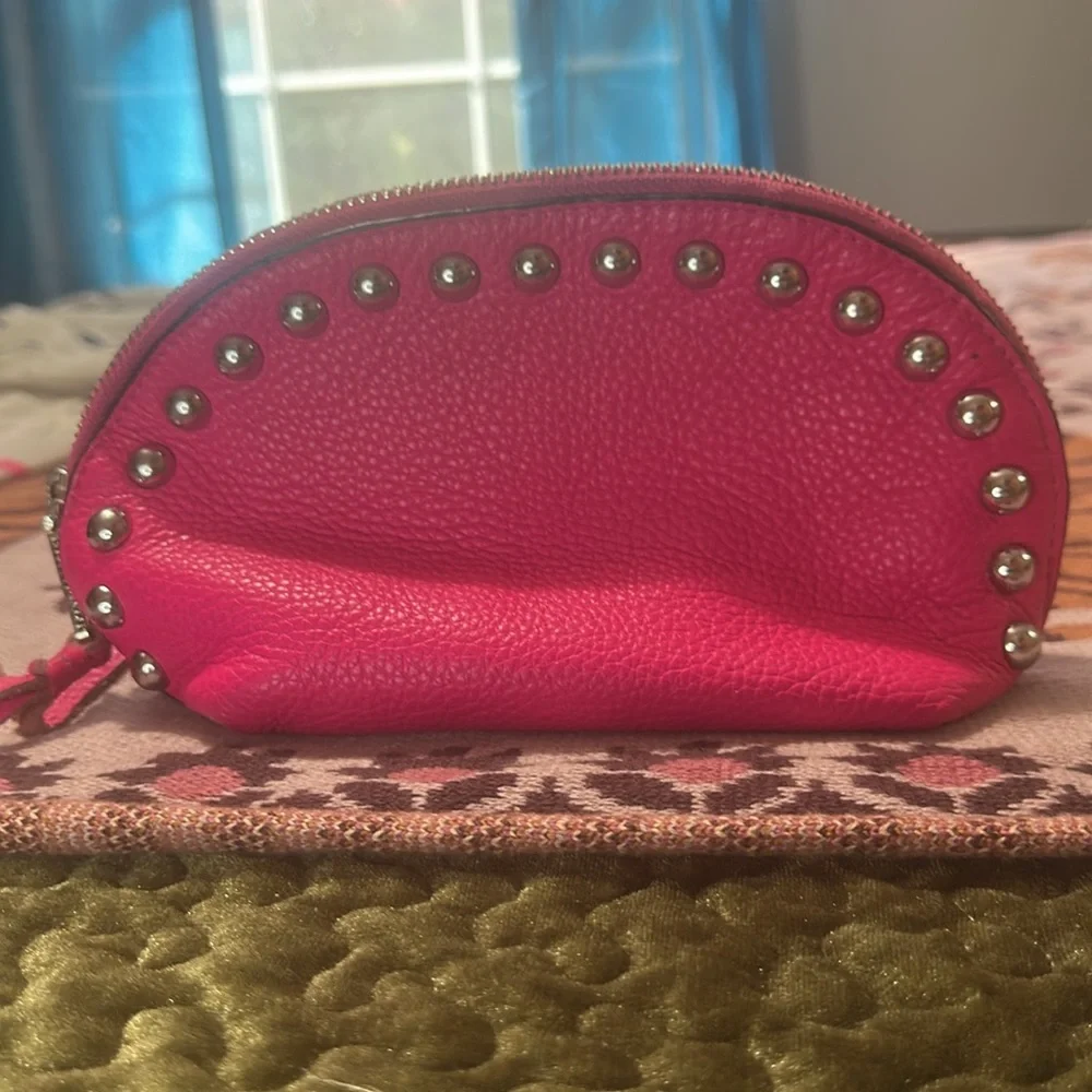 REBECCA MINKOFF studded leather pouch